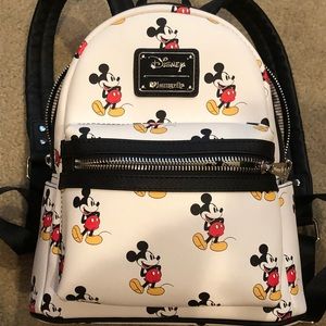 Loungefly x Mickey Mini Faux Leather Backpack
